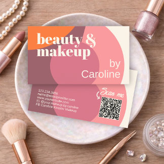 Chic Dusty Rose Blush Pink Mauve Taupe Art Pattern Business Card