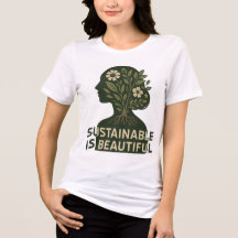 Chic Eco Tee – Sustainable Is Beautiful Plant Love