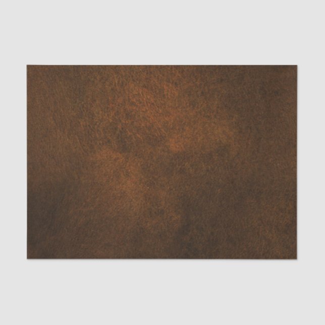 Chic Elegant Dark Brown Textured Tissue Paper (Front)