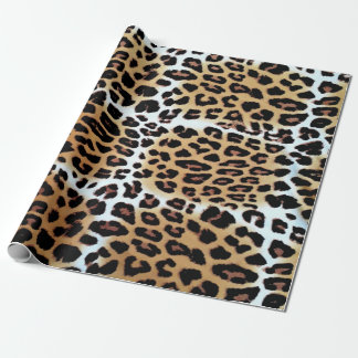 Chic Elegant Leopard Animal Print Lovers Wrapping Paper