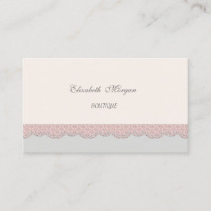 Chic Elegant Luxury ,Lace Business Card