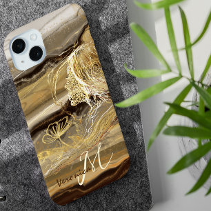 Chic Elegant Marble iPhone 15 Mini Case