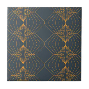 Chic, elegant, simple geometric graphic pattern ceramic tile