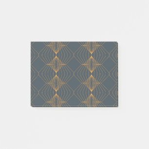 Chic, elegant, simple geometric graphic pattern post-it notes
