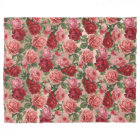 Chic Elegant Vintage Pink Red Roses Floral