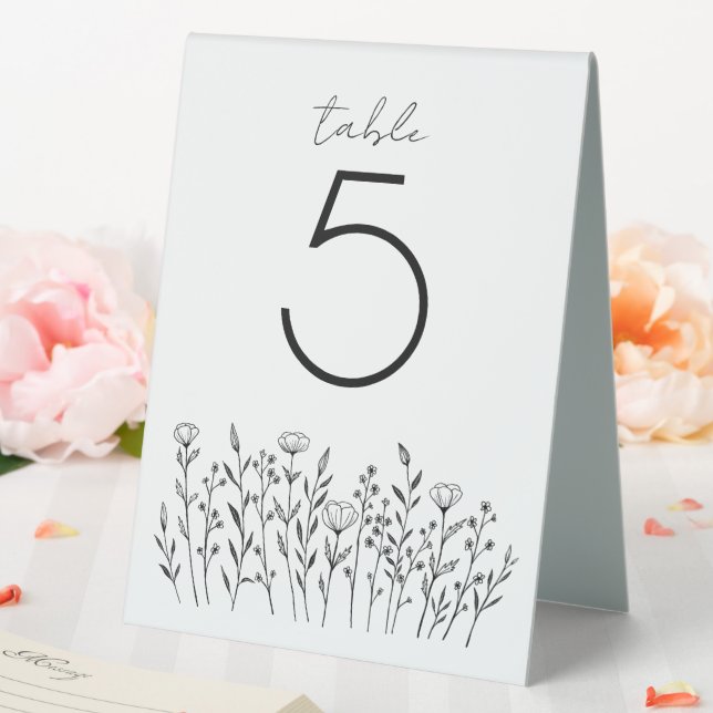 Chic Elegant Wildflower Simple Rustic Custom  (In SItu (Wedding))