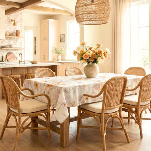 Chic Enchanted Meadow Watercolor Tablecloth