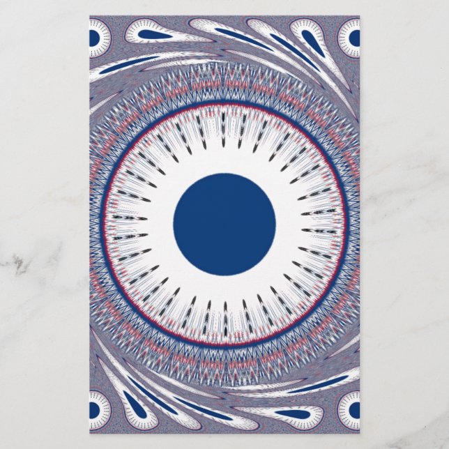 Chic Energetic Eye Design: A Mesmerising Pattern (Front)