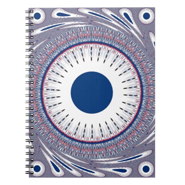 Chic Energetic Eye Design: A Mesmerising Pattern Notebook (Front)