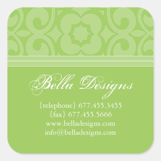 Chic Envelope Seal Stickers (Front)