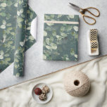 Chic Eucalyptus Pattern  Wrapping Paper<br><div class="desc">Chic Eucalyptus Pattern **PLEASE READ BEFORE ORDERING** If you make changes to the shape or size or choose another product and the design is cropped in any way or doesn't look right on the page you will need to use the Live Design Service to have someone adjust the layout for...</div>