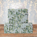 Chic Eucalyptus Pattern  Wrapping Paper<br><div class="desc">Chic Eucalyptus Pattern **PLEASE READ BEFORE ORDERING** If you make changes to the shape or size or choose another product and the design is cropped in any way or doesn't look right on the page you will need to use the Live Design Service to have someone adjust the layout for...</div>