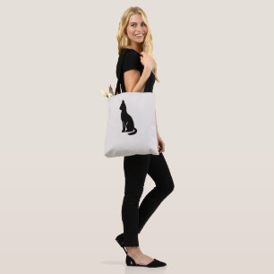 Chic Everyday Eco Feline Shopper Tote Bag