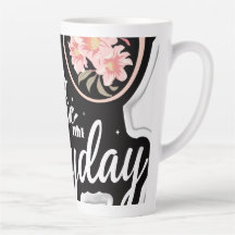 Chic Everyday Latte Mug | Stylish Tall Coffee Cup