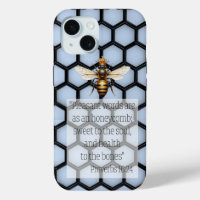 Chic Faith Blue Black Honeycomb Queen Bee