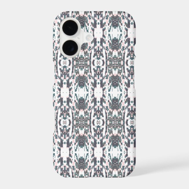 Chic Fall Ikat Pattern Print Phone Case (Back)