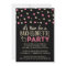 Chic Faux Glitter Bachelorette Party Invitations