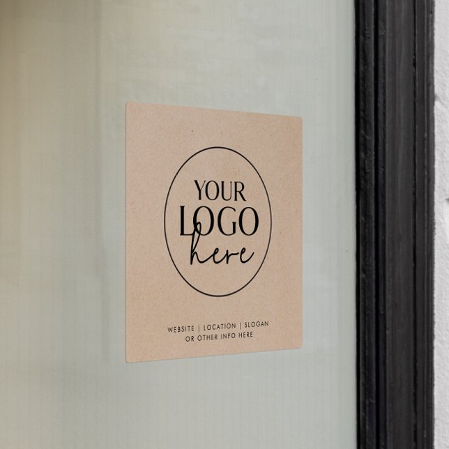 Chic Faux Kraft Business Custom Logo (Creator Uploaded)