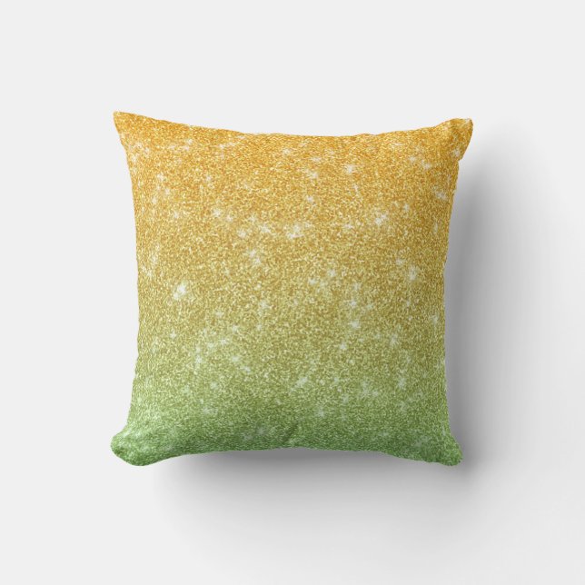 Chic Faux ombre Glitter Luxury Cushion (Front)