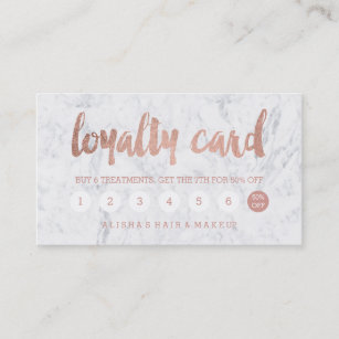 Beauty Salon Loyalty Cards Small Business Supplies Zazzlecomau