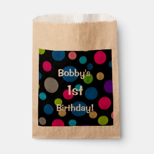 CHIC FAVOR BAGS_BIRTHDAY POLK DOTS FAVOUR BAG