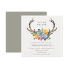 CHIC FLORAL ANTLER BRUCH & BUBBLY BRIDAL SHOWER