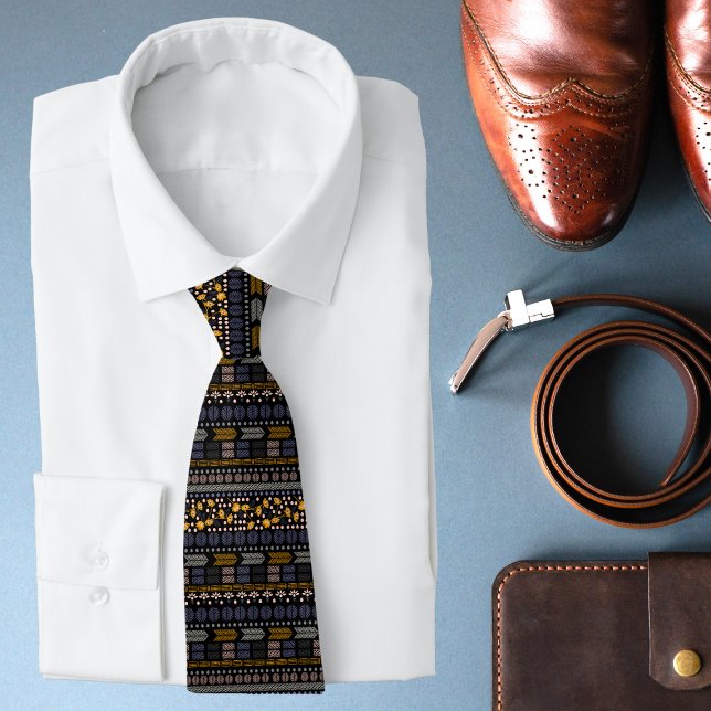 Chic Floral Art Deco | Vintage Tie (Creator Uploaded)