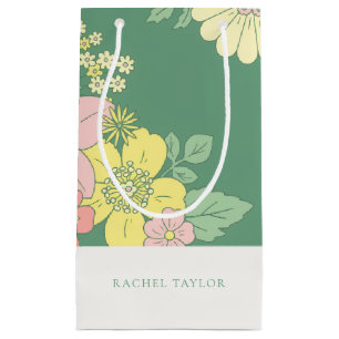 Chic Floral Boho  Small Gift Bag