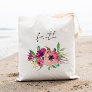 Chic Floral Bridesmaid Personalised-4 Tote Bag
