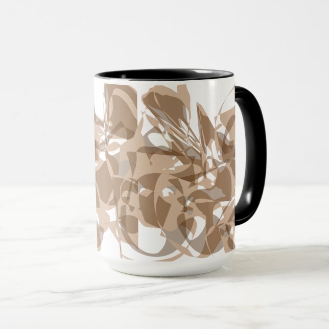 Chic Floral Design Mug (Front Right)
