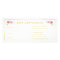 Chic Floral Gold Beauty Salon Gift Certificate