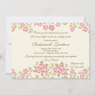 Chic Floral Invitation