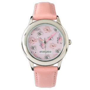 Chic Floral Personalised Watch