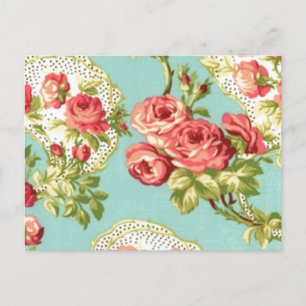Chic Floral Postcard