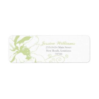 Chic Floral Return Address Label