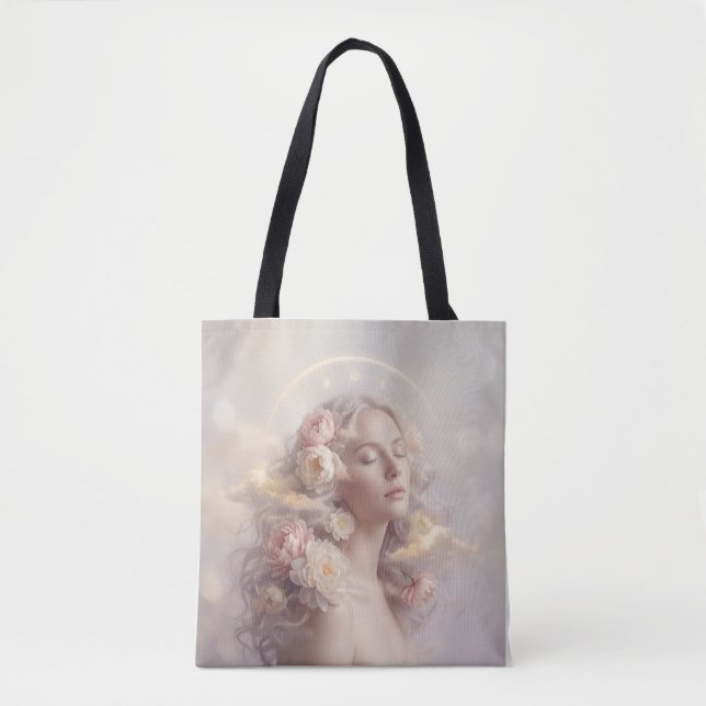 Chic Floral Tote Bag for Everyday Style (Front)