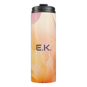 Chic Floral Watercolor Thermal Tumbler