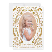 CHIC FOLIAGE | HOLIDAY PHOTO CARD
