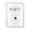 Chic & Formal Engagement Party | Gold Foil Invite