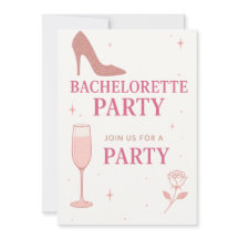 "Chic & Fun Bachelorette Party Invitation Design"