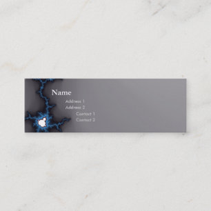 chic geek fractal dark profile card