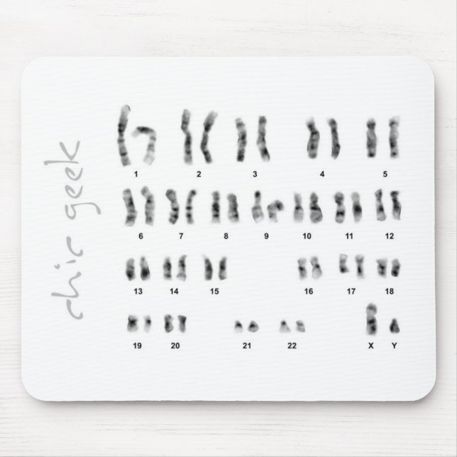 chic geek genetic xy mousepad (Front)