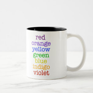 chic geek rainbow coffee mug