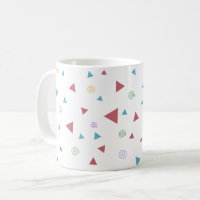 Chic Geometric Triangle and Swirls