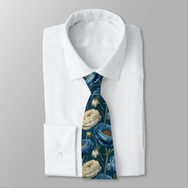 Chic Gifts For Dad Ranunculus Tie (Tied)