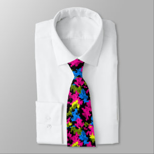 Chic Gifts For Men Camouflage Print Tie
