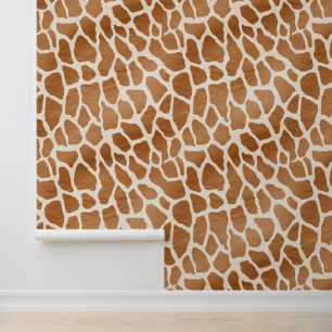 Chic Giraffe Print Wallpaper