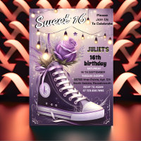 chic girl sweet 16 sneaker ball 16th Birthday