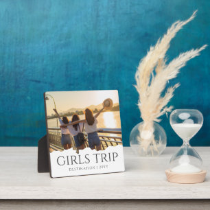 Chic Girls Trip   Girls weekend Custom Photo Plaque