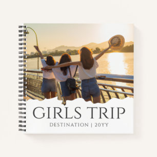 Chic Girls Trip Girls weekend Photo Notebook